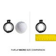 thumbnail image 1 of PuffCuff Micro 1.5" Hair Clamp (5 pcs) - All Natural Hair Types - All In One Ponytail Clip for Thick Curly Kinky Textured Locs or Braided Hair - Hair Styling Accessories for Big Hair, 1 of 4