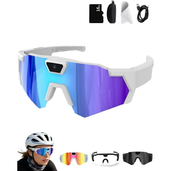 Glasses 4k Baseball with Camera Smart Glasse for Men Women Sunglasses Cameras and Audio Video Action 2026 Upgrade Eyeglasses Running Style Meets Function Sports Cycling Hiking HD
