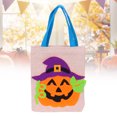 thumbnail image 4 of Bolsa De Asas, Colores Brillantes, Bolsa De Dulces De Vacaciones Para Niños, Para Fiestas, Disfraces, Para Niñas, Para Niños, Para Fiestas De Niños, Bolsas De Dulces ZAQW Gorro Morado Beige Calabaza, 4 of 8