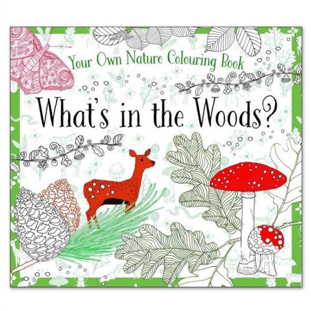 What's in the Woods? - Coloring Book, 24 Beautifully Illustrated Pages
