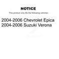 thumbnail image 2 of TEC Rear Ceramic Disc Brake Pads TEC-1030 for Car 2004-2006 Chevrolet Epica Suzuki Verona, 2 of 10