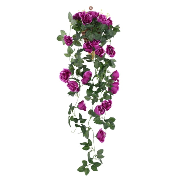 Decoraciones para la Sala de Estar Flores Artificiales de la Rosa Simulada Acondicionamiento Del Conducto Bloqueo de la Decoración Del Techo de la Sala de Estar Plantas de Envoltorio de Plástico Flore