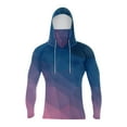 thumbnail image 3 of Drmagiyhm Men's Shirts Lightweight UPF 50+ Shirt Cooling Spf Hunting Shirts with Hood Long Sleeve Quick-Dry Sun Hoodie with Face Mask XL, 3 of 4