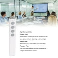 thumbnail image 3 of Wire less Presenter Remote, RF 2.4G USB PowerPoint Clicker with Hyperlink & Volume Control, PowerPoint Office Presentation Clicker for Keynote, PPT, Laptop, PC, 3 of 7