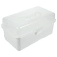thumbnail image 4 of Gymnture 3-Layer Craft Organizer Portable Plastic Tool Box with Handle for Home, 4 of 11