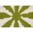 thumbnail image 4 of Mainstays Bright Eyed Suzy Polypropylene Grasshopper Green/White Indoor Area Rug, 5' x 7', 4 of 6