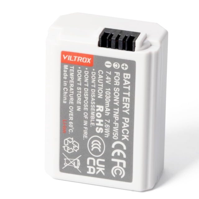 Batería de Cámara VILTROX NP-FW50 de Ión de Litio 1030mAh para Sony