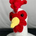 thumbnail image 5 of Ysmooiuy 3D Chicken Hat Knitted Turkey Hat for Thanksgiving Festival Comfortable Warm Cotton Hat Holiday Accessory for Everyone, 5 of 9