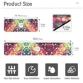 thumbnail image 3 of Yayeee Faucet Mat for Kitchen Sink 14.7" Diatomite Long Splash Guard Pad, Green Colorful Circles, 3 of 7
