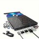 thumbnail image 1 of Multifunctional external optical drive DVD burner 7 in 1 USB3.0TYPE can be connected to external U disk and can be expanded by plugging in card, 1 of 5