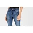 thumbnail image 2 of INC International Concepts Women's Leopard-Trim Cropped Straight-Leg Jeans  MD Indigo Size 6, 2 of 3