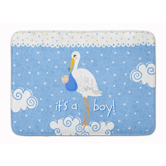 Its a Baby Boy Machine Washable Memory Foam Mat
