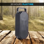 Altec Lansing HydraShock 2.0 EverythingProof™ Bluetooth Speaker, 20H Playtime, HyperEdge LED, Qi Wireless Charging, IP67 Waterproof, Party Sync, USB-C Fast Charge