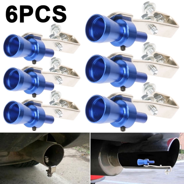 Tubo Escape Silenciador Silbato Con Turbo Universal para Coche Tamaño S