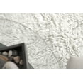 thumbnail image 2 of Super Area Rugs, Wool Flokati Solid White Shag Rug , 2' X 3', 2 of 4