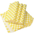 thumbnail image 1 of Uxcell 100 Pcs Hojas de Papel Encerado para Alimentos, Hojas de Papel de Envoltura de 8.7 x 8.7 Pulgadas, Amarillo, 1 of 6