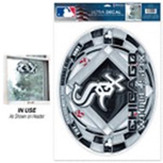 Chicago White Sox Decal 11x17 Multi Usage Verre Teinté Style Commande Spéciale
