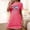 Hot Pink, variant on TMOYZQ 4th of July Nightgowns Women American Flag Print Summer Nightgowns Caual Loungewear Independence Day on Clearance