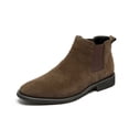 thumbnail image 2 of Botas Chelsea para hombre, botas Martin de caña media, de cuero genuino, con tacón alto y sin cordones, botines para hombre S18-J, 2 of 6