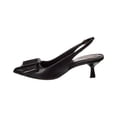 thumbnail image 2 of M by Bruno Magli Mona Leather Slingback Sandal, 8, Black, 2 of 5
