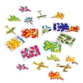 thumbnail image 3 of Rompecabezas de dibujos animados 3D creativos para niños niñas habilidades motoras finas juguete para niños avión, 3 of 7