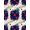 Purple Green Burgundy Cream, Pattern 2, variant on Design&I 9'x12' Washable Area Rug Sleek Flatweave Pet Friendly Record Musical Vinyl Collage Overlapping Albums Melodic Theme for Master Suite, Under Bed