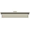 thumbnail image 5 of Ekena Millwork 102" Bottom Width x 110 1/2" Top Width x 12"H x 1 1/4"P Craftsman Crosshead w/ Deco Keystone, 5 of 24