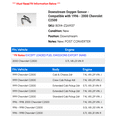 thumbnail image 2 of Downstream Oxygen Sensor - Compatible with 1996 - 2000 Chevy C2500 1997 1998 1999, 2 of 2