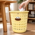thumbnail image 6 of Home Trash Can, Mesh Waste Basket for Living Room and Bedroom, Garbage Bin for Kitchen and Bathroom, Lightweight and Easy to Clean 9 Inch Purple, 6 of 6
