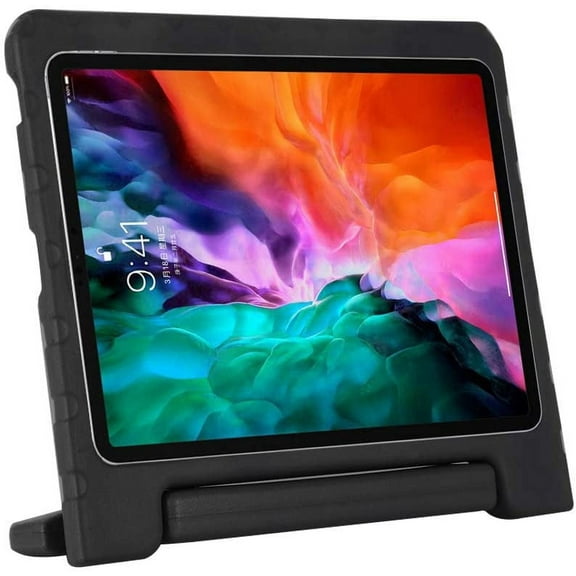 Golden Sheeps Kid Friendly Case Compatible for iPad Pro 11" 2020 Released & iPad Pro 11" 2018 Released Shockproof Ultra Light Weight Convertible Handle Stand Cover (Black)