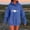 Blue, variant on EchfiProm Womens Sweatshirt Brown Hooded Hoodies Soft Oversized with Pockets Pullover Tunic Tops for Womem Graphic