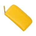 thumbnail image 2 of Qarigey Funda de cuero para llaves, tarjetero, con cremallera, monedero de Color sólido, soporte universal para llaves de coche, hombres, Type3 NO3, 2 of 6