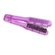 thumbnail image 2 of EeaseMX Peine para el cuidado del cabello de mujer, peine alisador, resistente a altas temperaturas, herramientas de peinado, cepillo de cerdas de jabalí de doble cara, pinza para peine (morado), 2 of 7