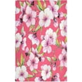 thumbnail image 5 of SKYSONIC Pink Flowers Kitchen Dish Towel Set,Drying Kitchen Towels Tea Towels 1Pcs, 5 of 7