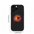 thumbnail image 3 of iPhone 15 Pro Case - Lightweight Yellowing Resistant with Colorful Graphic & Comic - Style Explosion Design, 3 of 6
