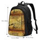 thumbnail image 5 of Balery Coffee Vintage Mochila con carga USB para hombre y mujer - Mochila impermeable y antirrobo para portátil con puerto USB para viajes, trabajo, estudios y universidad, 5 of 7