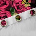 thumbnail image 4 of jejeloiu Romantic Valentine'S Day Black Out Curtains,Red Rose Floral Curtains Pack of 2 (42x63 Each),Cartoon Loves Pattern Bedroom Curtains For Girls Teens,Super Cozy Room Decor, 4 of 6