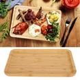 thumbnail image 3 of Bamboo Serving Tray Dishes Plates, Hand-Made Kitchen Accessories Serving Tray, No  For Kitchen Home, 3 of 8