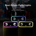 thumbnail image 6 of DOSS Grey Wireless Bluetooth Speaker, 15Hrs Long Playtime, 24W Impressive Sound with Booming Bass, IPX6 Waterproof, Wireless Stereo Pairing, Mixed Colors Lights, 66 FT Connectivity, 6 of 7