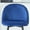 934#Blue,Fabric+Metal, variant on Blue Ergonomic Office Chair - Modern Upholstered Desk Chair with Metal Legs, No Wheels