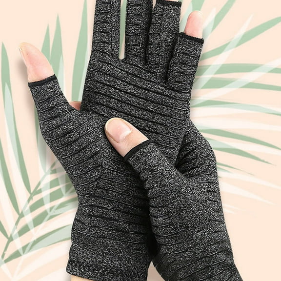 GOOHOCHY  Workout Gloves for Men Weight Lifting Glued Half Finger Fitness Man