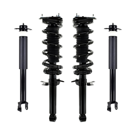Set of 4 Front Quick Complete Strut-Coil Spring Assembly-Rear Complete Shock Absorber Kit For 2009-2020 Nissan 370Z