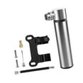 thumbnail image 1 of Minibomba de bicicleta de 120 PSI para inflar neumáticos de fútbol, ​​baloncesto y voleibol. Fácil de usar. Titanio y soporte, 1 of 8