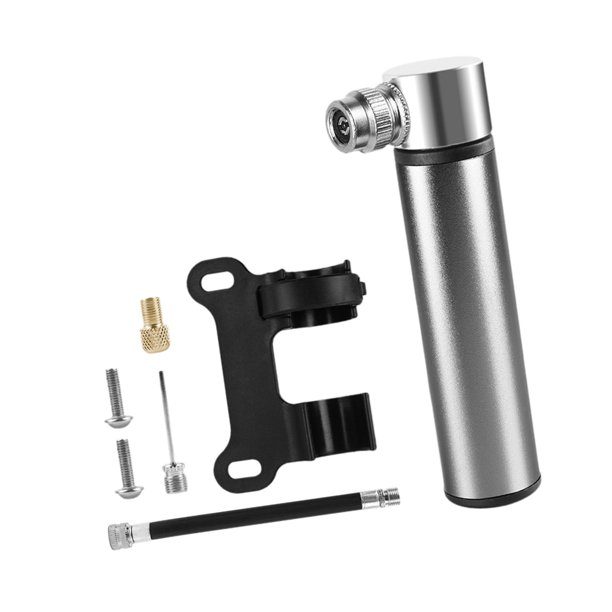 Minibomba para bicicleta de 120 PSI, bomba para neumáticos CNC de alta presión, fácil bombeo, inflado rápido, cilindro telescópico, compacta, para Titanio y soporte