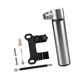 thumbnail image 1 of Minibomba para bicicleta de 120 PSI, bomba para neumáticos CNC de alta presión, fácil bombeo, inflado rápido, cilindro telescópico, compacta, para Titanio y soporte, 1 of 8