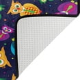 thumbnail image 6 of Coolnut Halloween Color Owl Bath Curtain Rugs Sets 2 Pcs, Bathroom Theme Set with Shower Curtain and Non-Slip Carpet, 60x72in + 23.6x15.7in, 6 of 7
