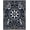 Navy, Pattern 8, variant on ODIKA 4'x6' Machine Washable Non-Slip Area Rug, Marine Life Motif High Traffic Rug, Blue, 327546