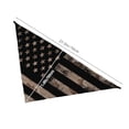 thumbnail image 3 of Naloa American Flag with Desert Camouflage Dog Bandanas 1PC Washable Triangle Dog Scarfs Premium Durable Fabric, for Small Medium Large Dogs and Cats, 3 of 6
