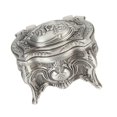 thumbnail image 3 of Vintage Jewelry Box Home Creative European Style Stemmed Treasure Storage Case Wedding Birthday Gift Retro Box, 3 of 3