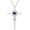 02-Feb Birthstone - Amethyst, variant on FANCIME Birthstone Cross Necklace for Women Birthstone Necklace Heart Infinity Cross Pendant Necklace Fine Jewelry Christmas Birthday Holiday Gifts for Her, 16"+2" Inches